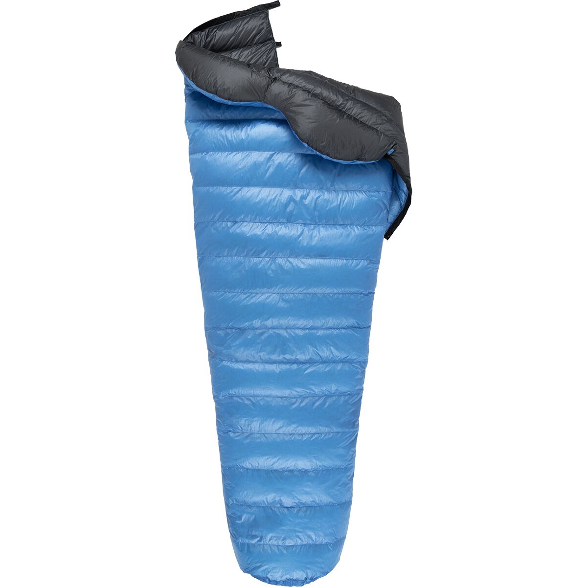 Image of Western Mountaineering Nanolite Quilt: 38F Down Sky Blue/Black, Regular
