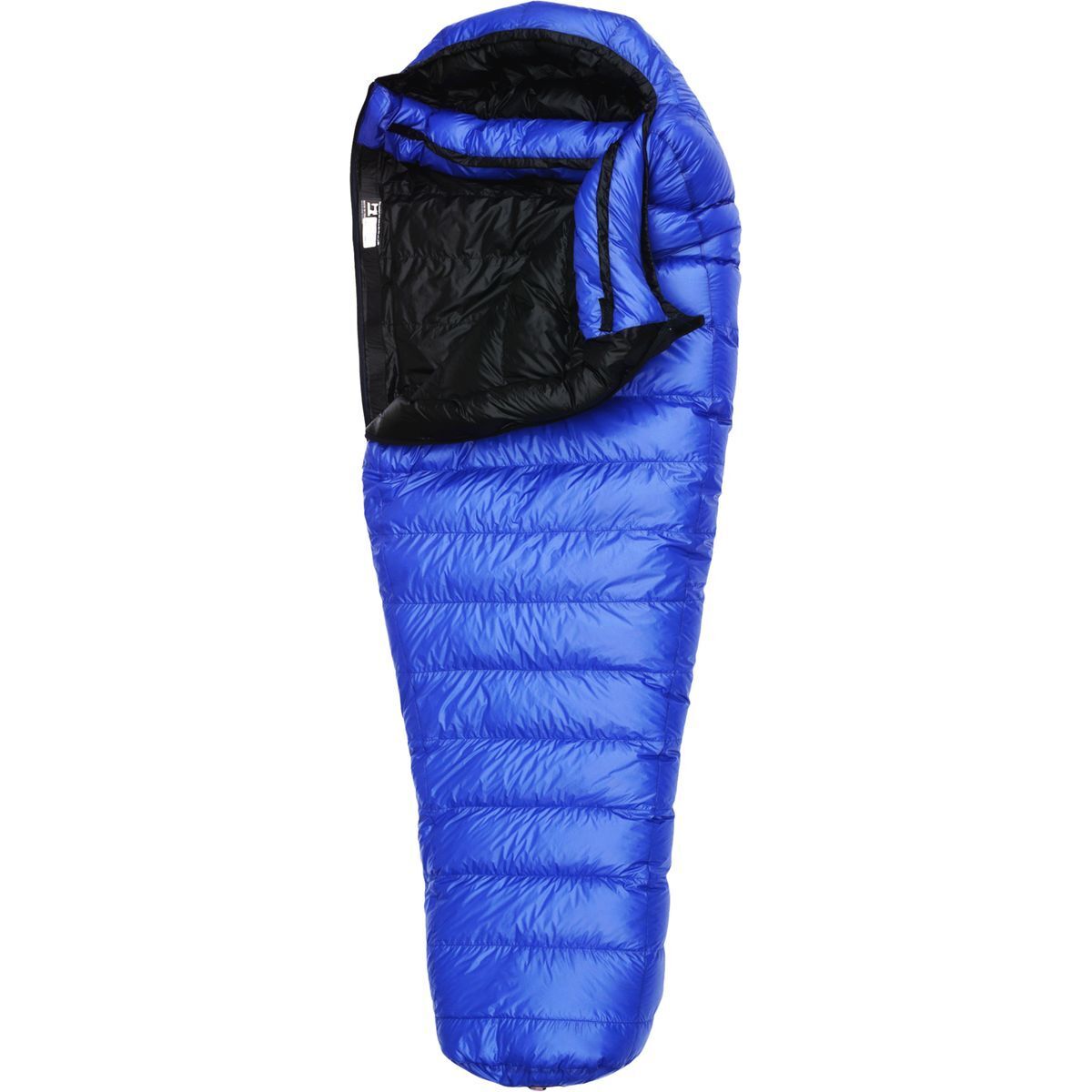 Image of Western Mountaineering UltraLite Sleeping Bag: 20F Down Royal Blue, 6ft/Right Zip
