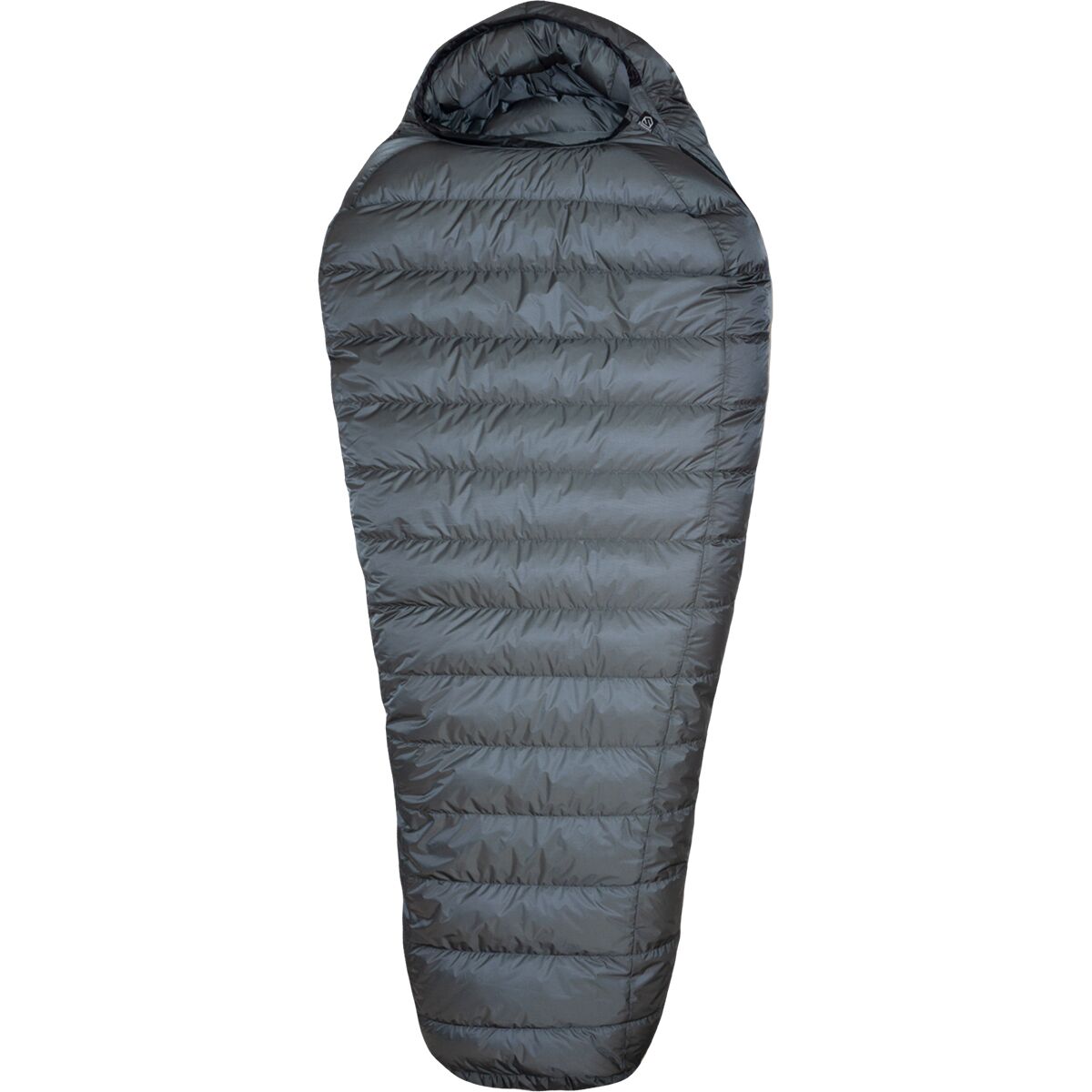 Image of Western Mountaineering Kodiak StormShield Sleeping Bag Grey/Black, 6ft 6in/Right Zip
