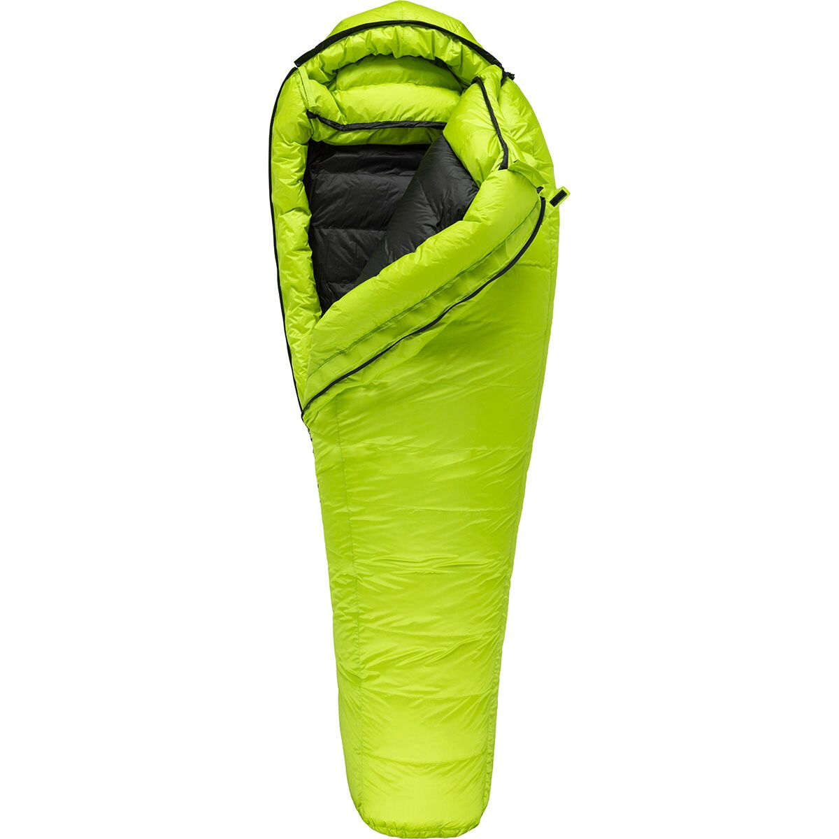 Image of Western Mountaineering Puma StormShield Sleeping Bag: -25F Down Lime/Black, 6ft 0in/Right Zip