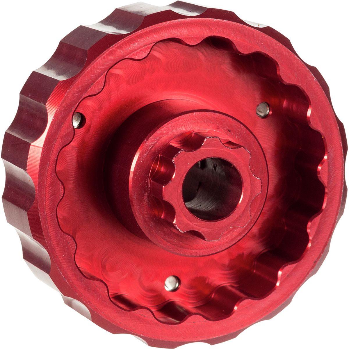 Image of Wolf Tooth Components Bottom Bracket Tool Red, 16 Notch 48MM