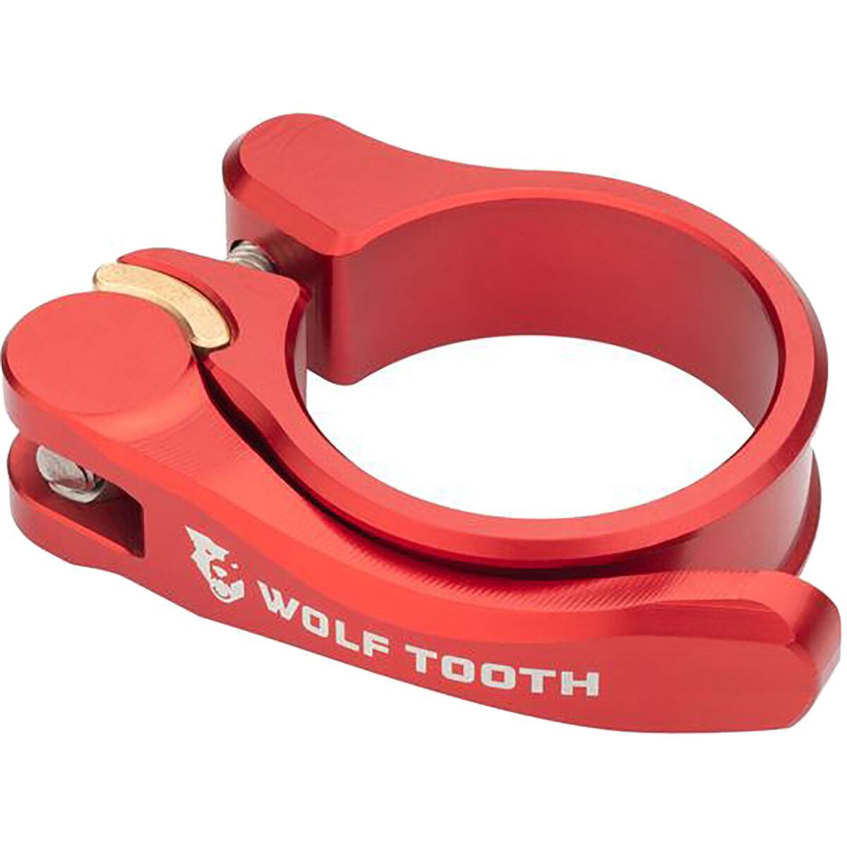 Image of Wolf Tooth Components Quick Release Seatpost Clamp Red, 34.9mm