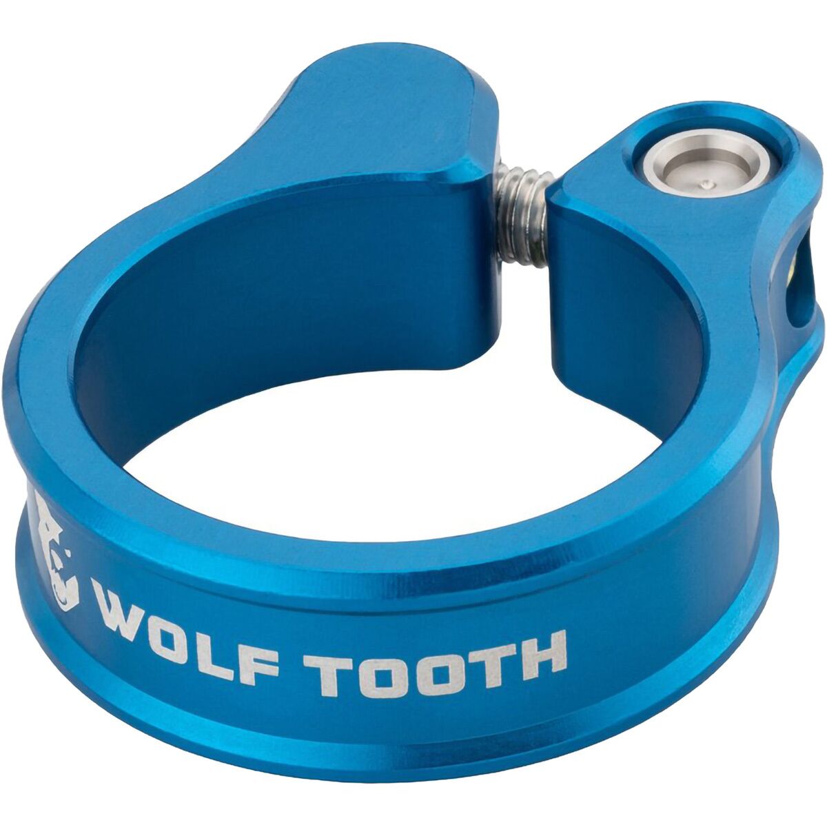 Image of Wolf Tooth Components Seatpost Clamp Blue, 38.6mm