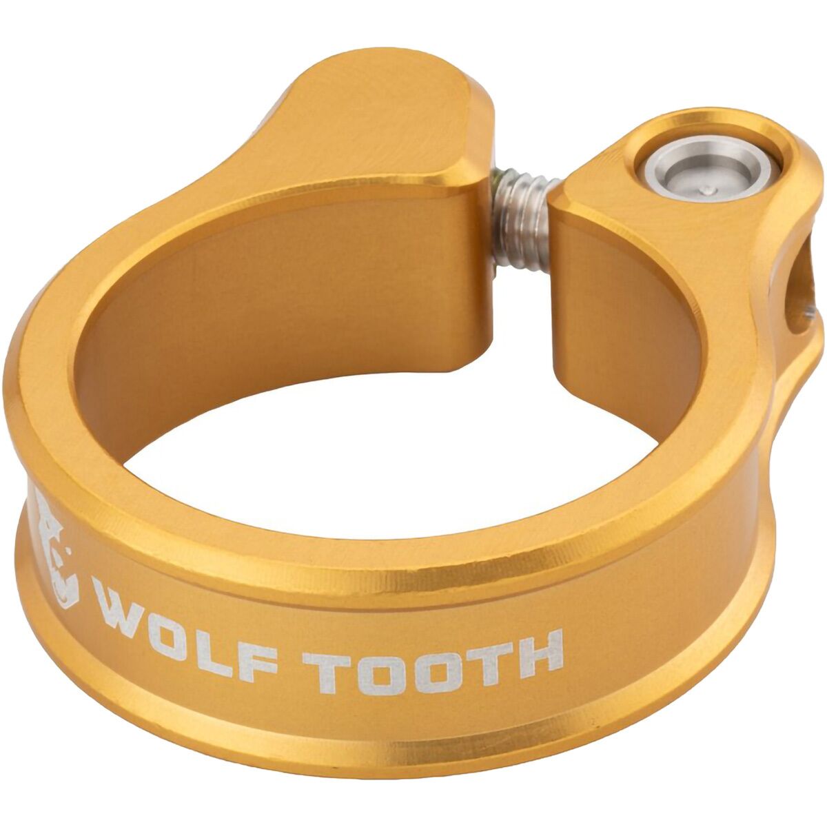 Image of Wolf Tooth Components Seatpost Clamp Gold, 38.6mm