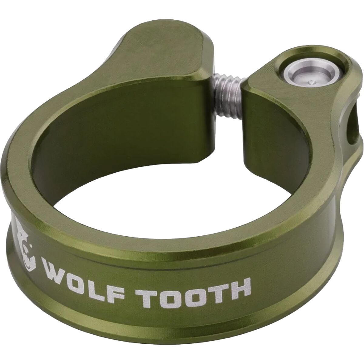 Image of Wolf Tooth Components Seatpost Clamp Olive, 34.9mm