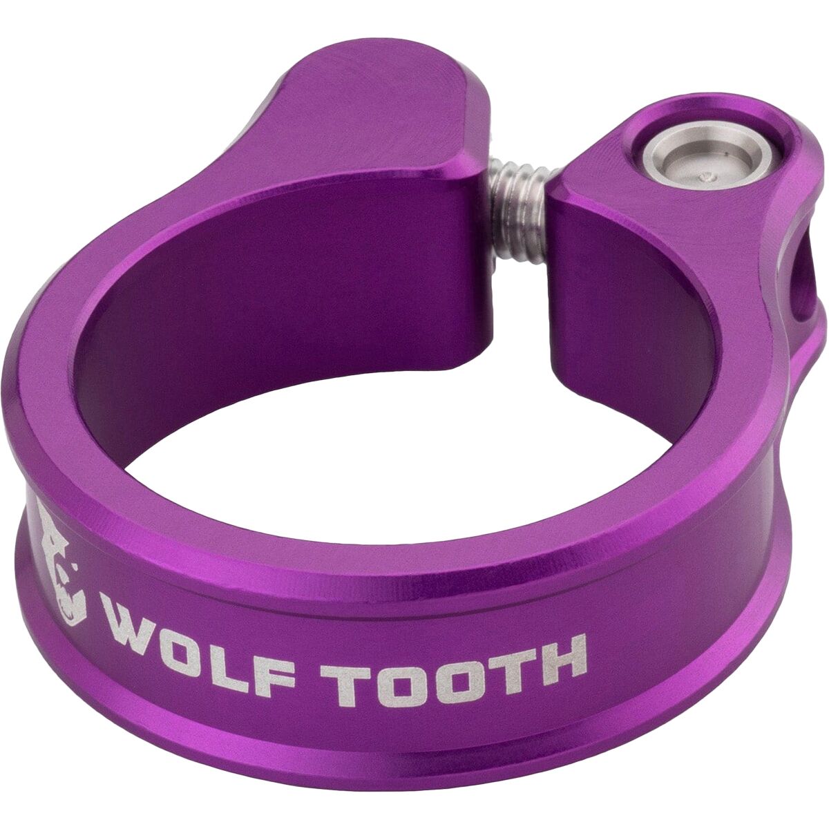 Image of Wolf Tooth Components Seatpost Clamp Ultraviolet Purple, 28.6mm