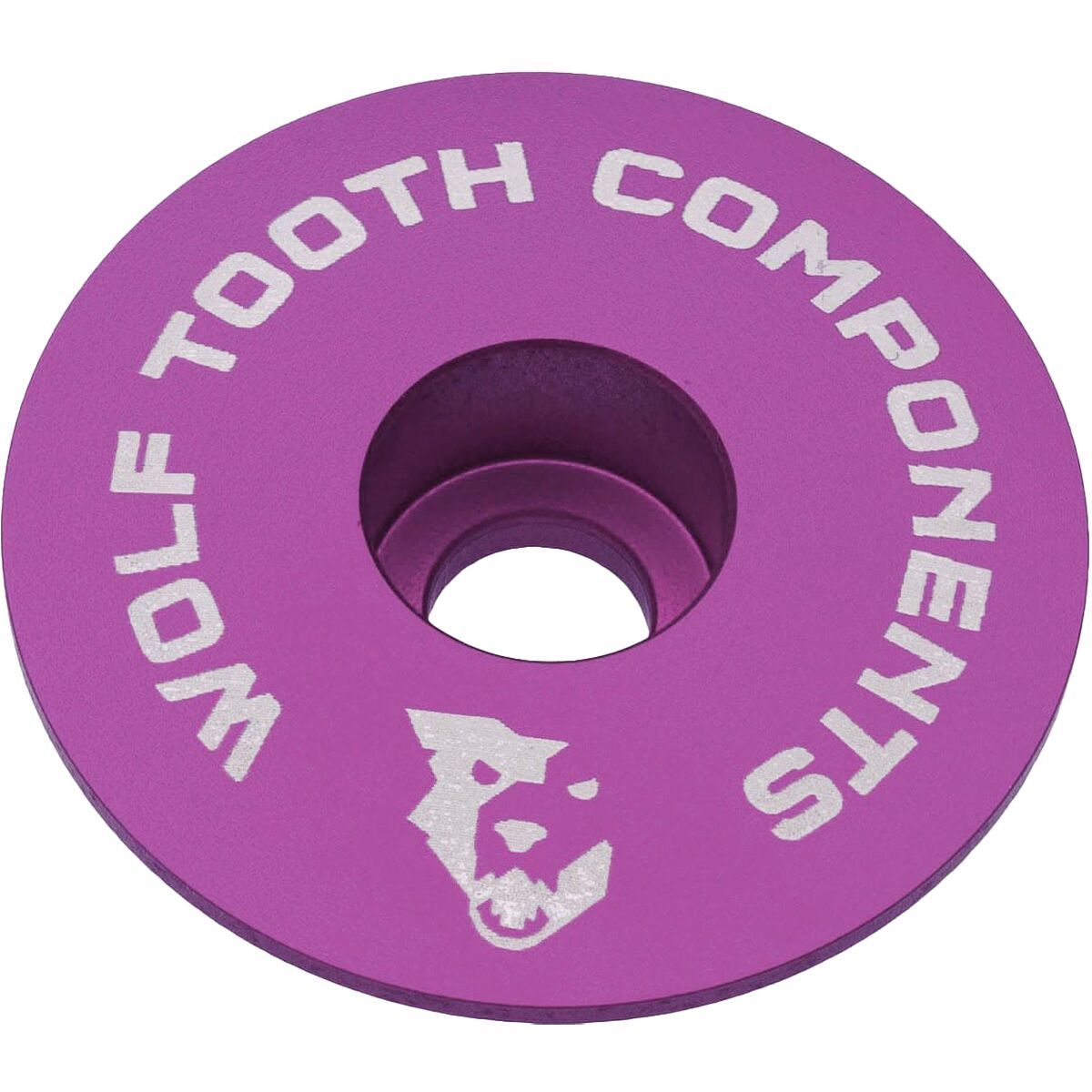 Image of Wolf Tooth Components Ultralight Stem Cap Ultraviolet Purple, 1 1/8in Steerer