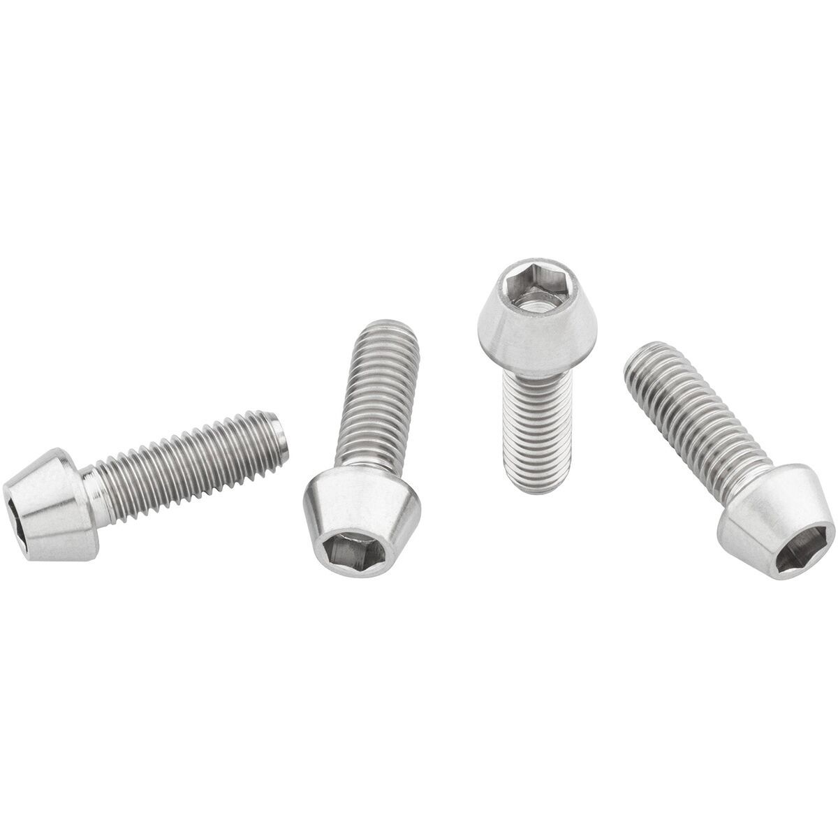 Image of Wolf Tooth Components Ti Water Bottle Cage Bolts Ti, Standard, 4 Pack