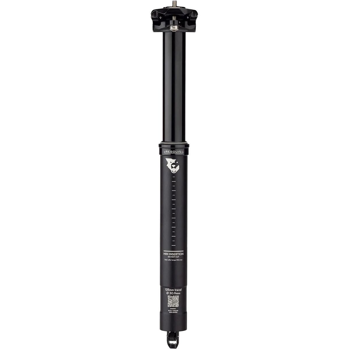 Image of Wolf Tooth Components Resolve Dropper Post Black, 31.6x200mm Travel