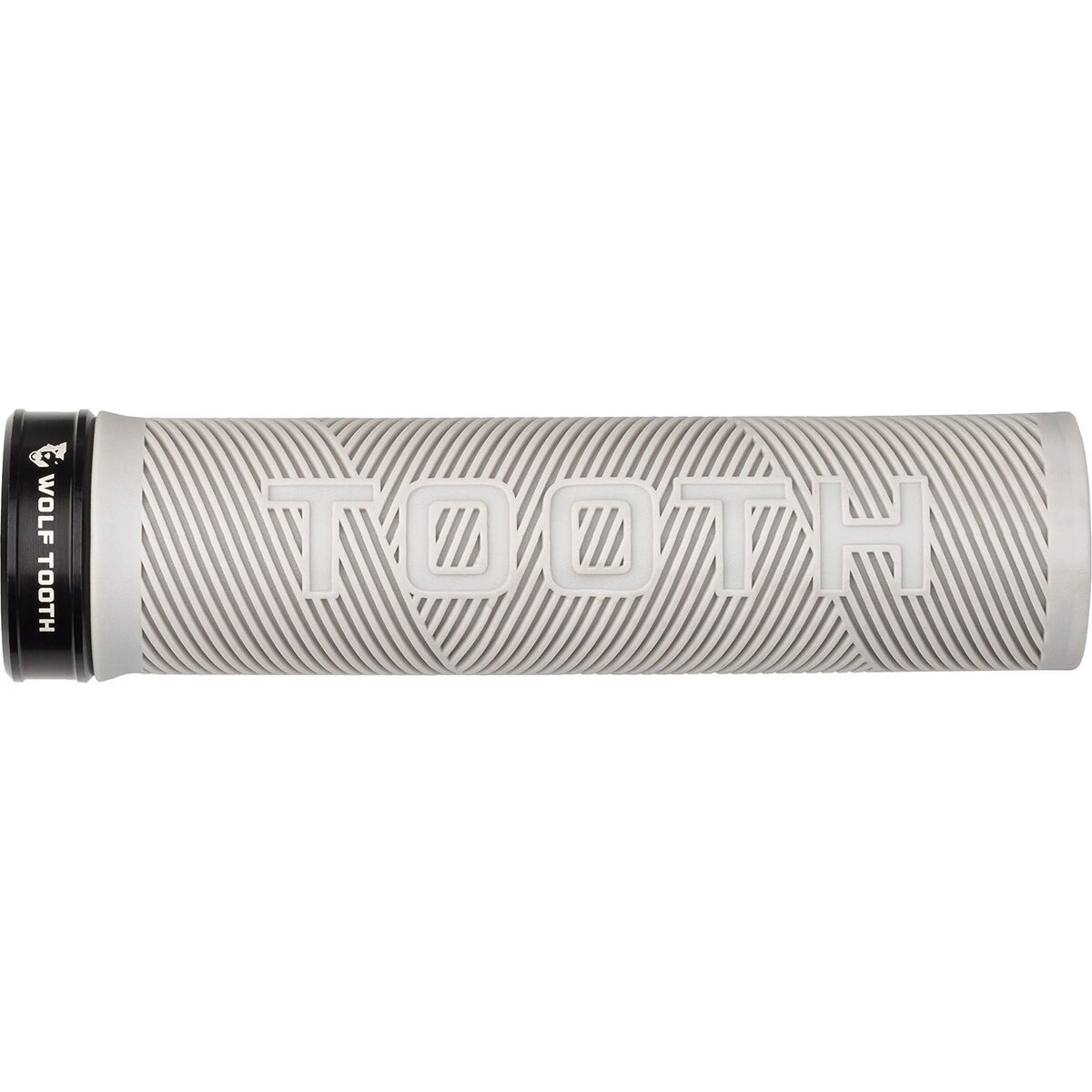 Image of Wolf Tooth Components Wolf Tooth Lock-On Echo Grip Gray Grip/Black Collar, One Size