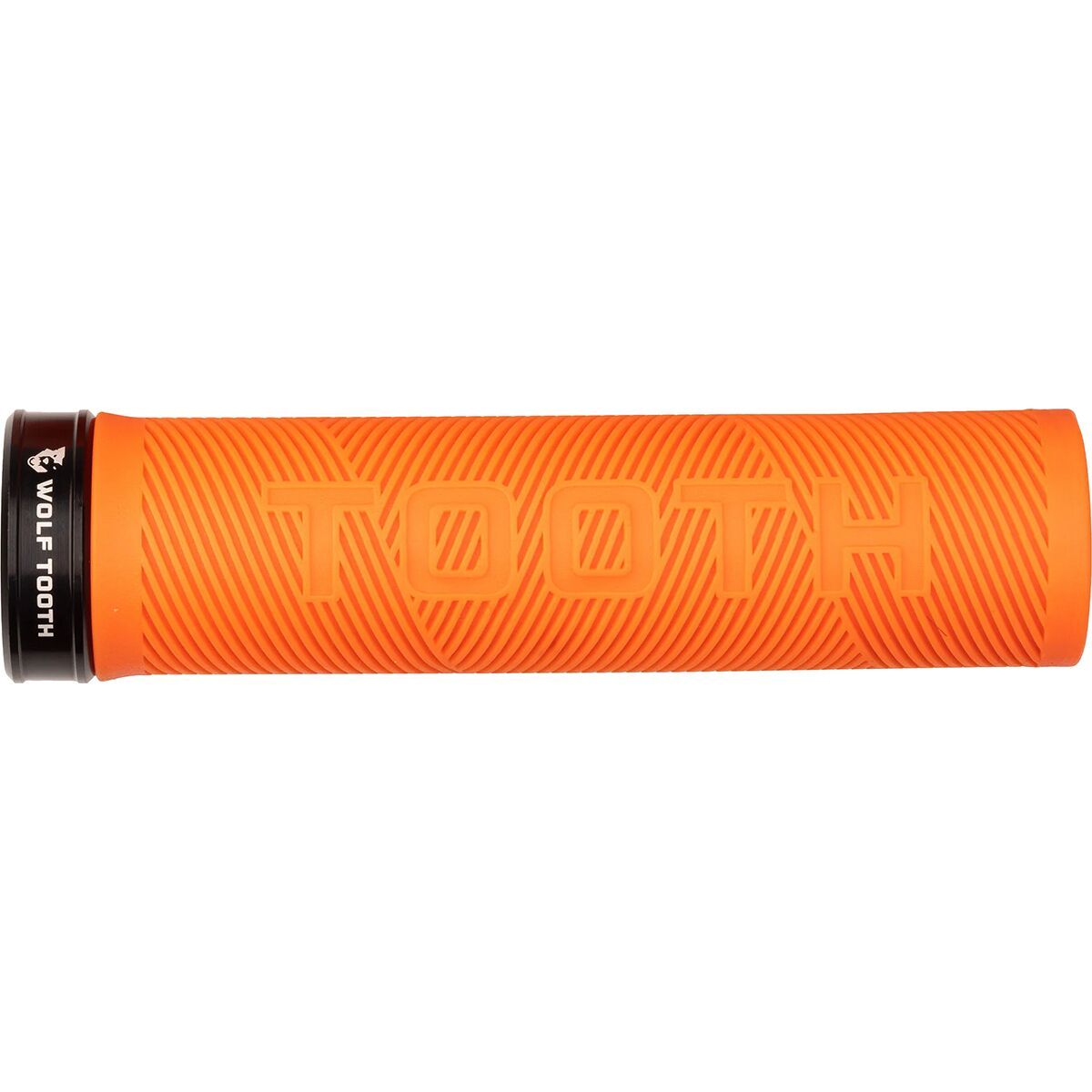 Image of Wolf Tooth Components Wolf Tooth Lock-On Echo Grip Orange Grip/Black Collar, One Size
