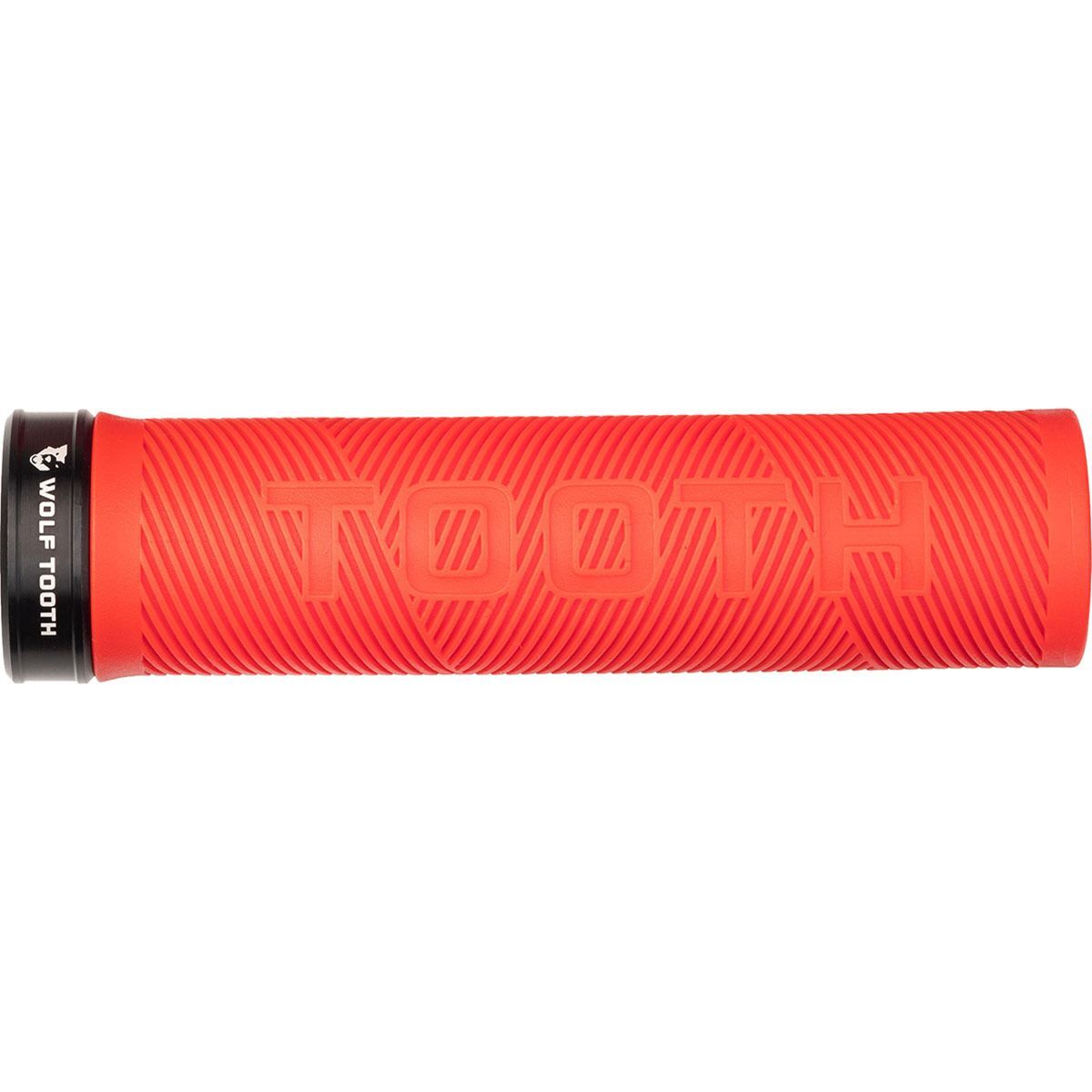 Image of Wolf Tooth Components Wolf Tooth Lock-On Echo Grip Red Grip/Black Collar, One Size