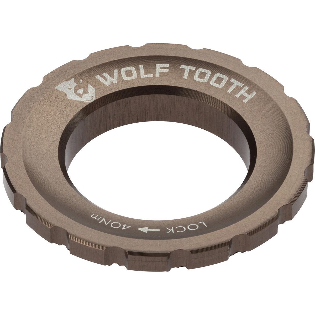 Image of Wolf Tooth Components Centerlock Rotor Lockring - Limited Edition Espresso, One Size