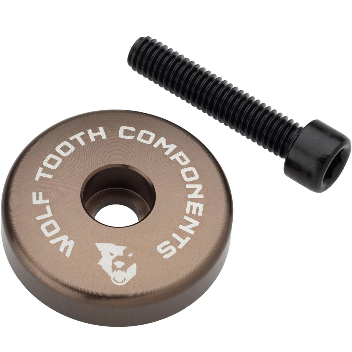 Wolf Tooth Components Wolf Tooth Components Stem Cap with Spacer - Limited Edition Espresso, 5mm