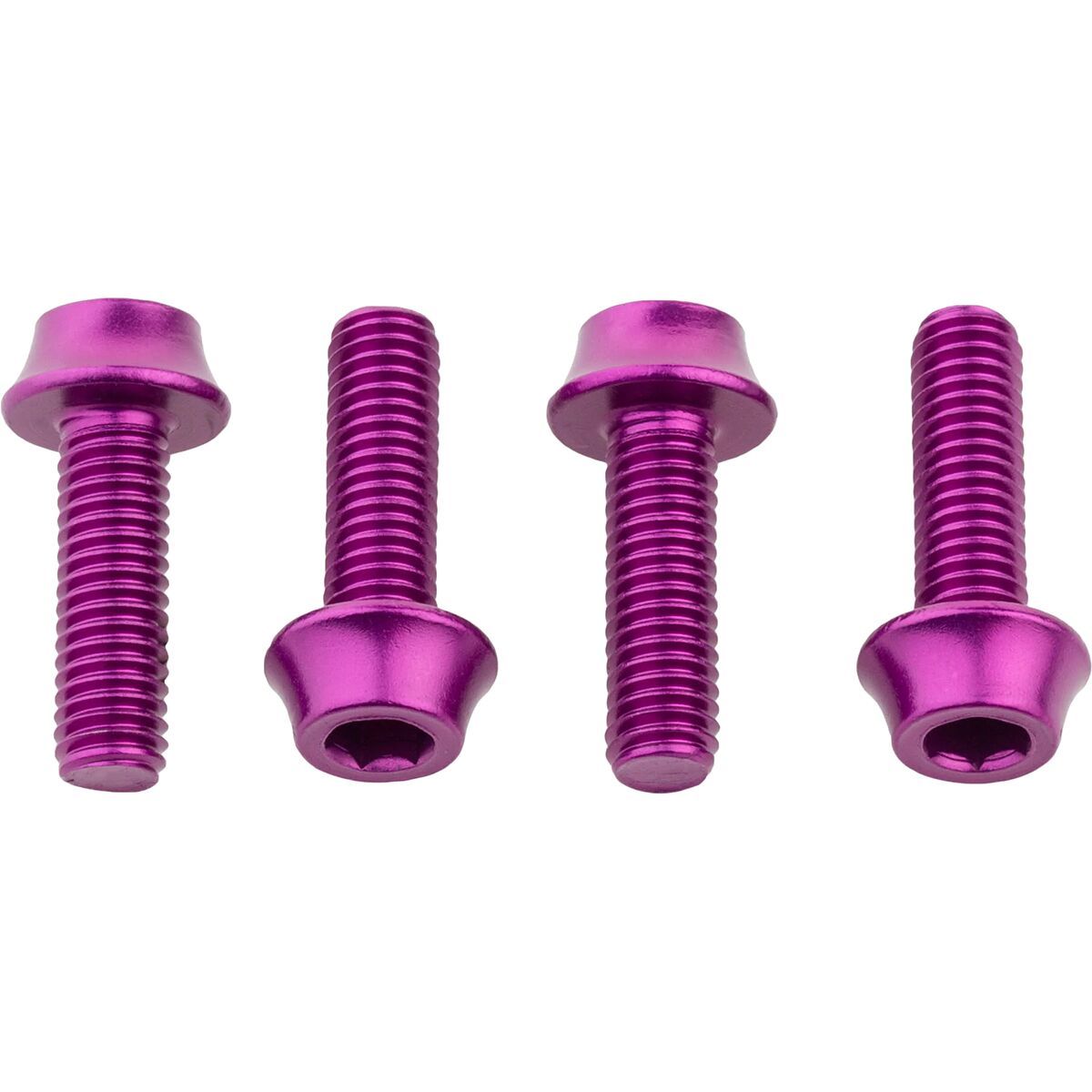 Image of Wolf Tooth Components Water Bottle Cage Bolts Purple, One Size