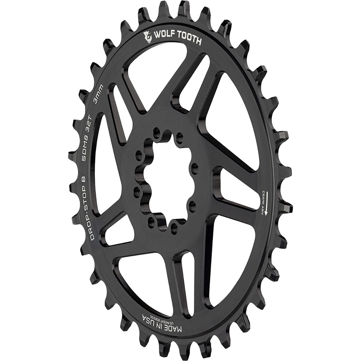 Image of Wolf Tooth Components SRAM T-Type Chainring One Color, 34t, 0mm Offset