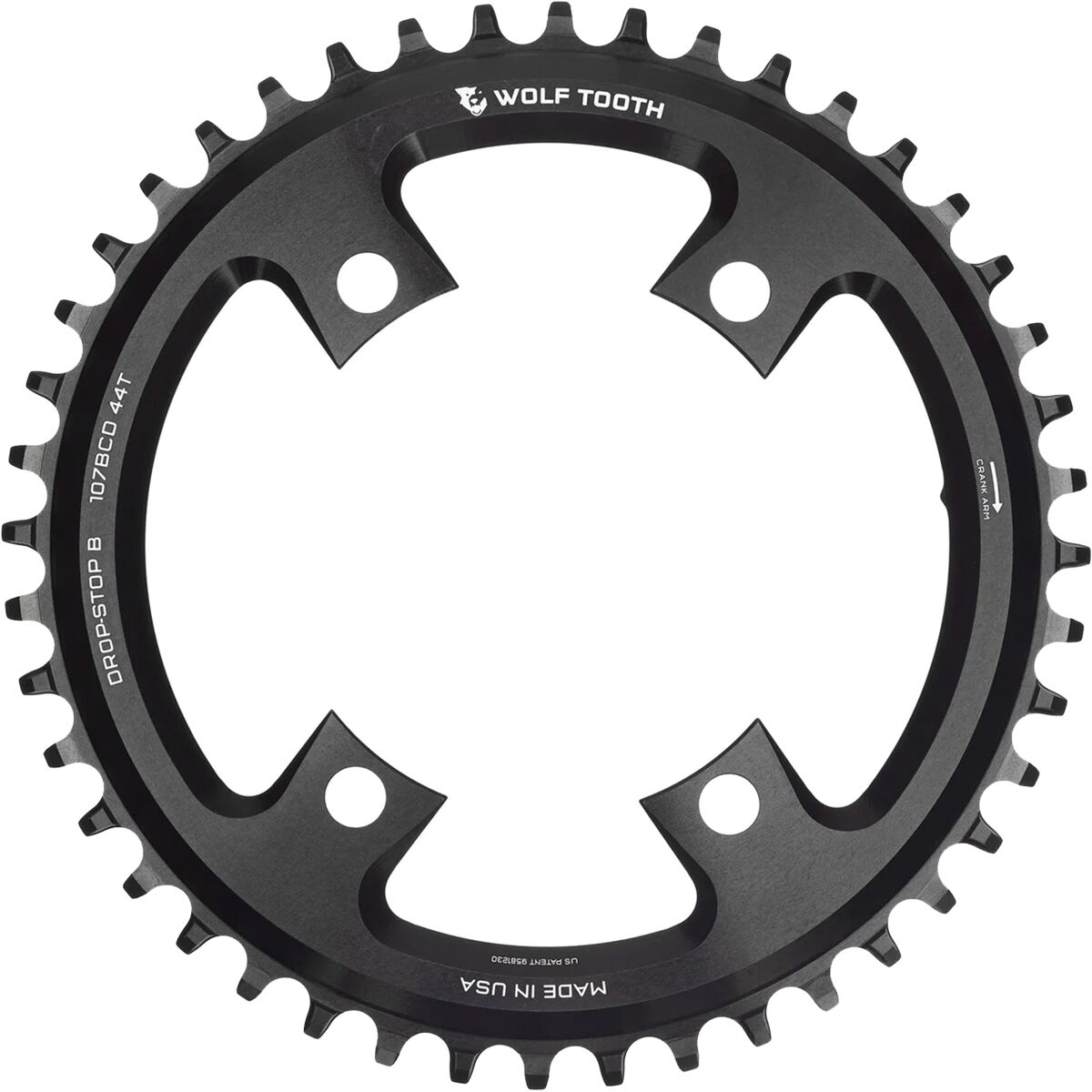 Wolf Tooth Components Wolf Tooth Components 107 BCD SRAM Chainring Black, 40t