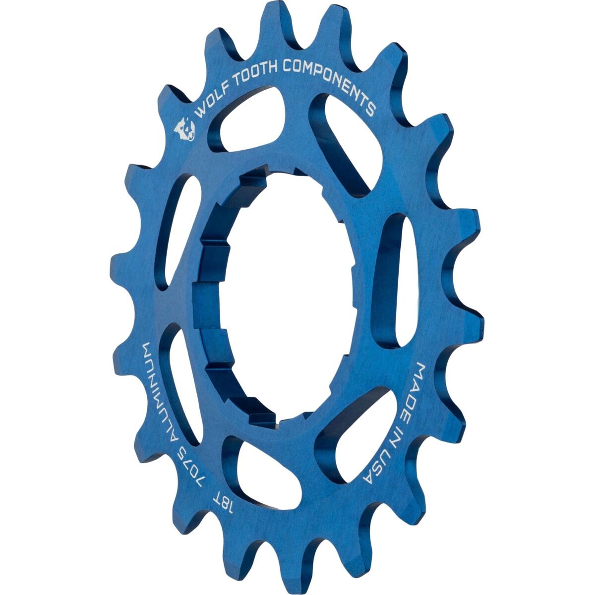 Image of Wolf Tooth Components Alloy Single Speed Cog Blue, 20t