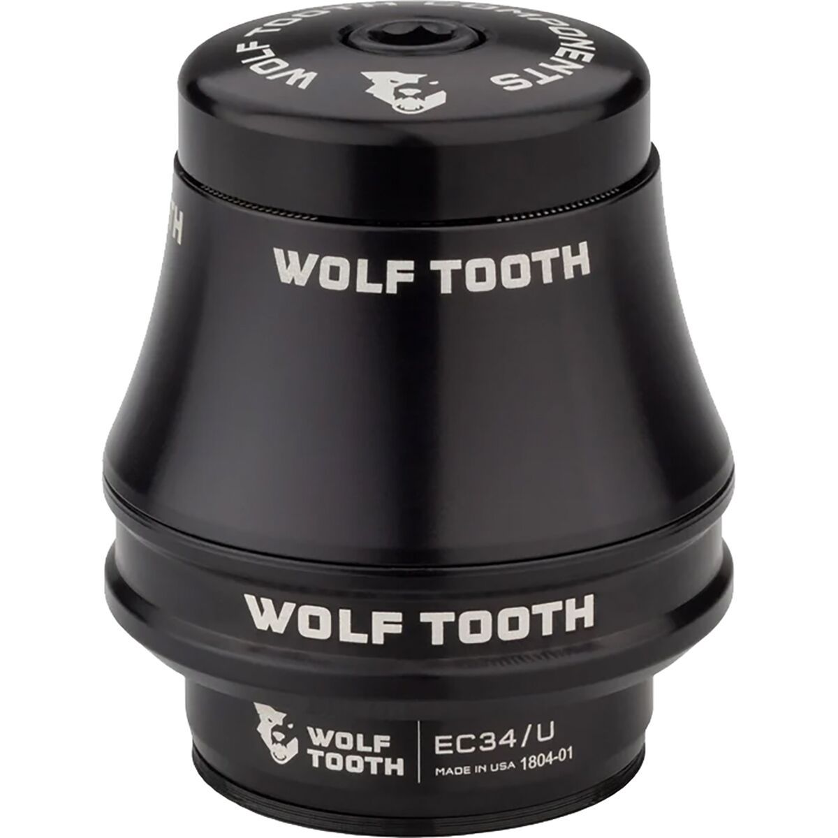 Image of Wolf Tooth Components EC34/28.6 Premium Upper Headset Black, EC34/28.6, 35mm Stack