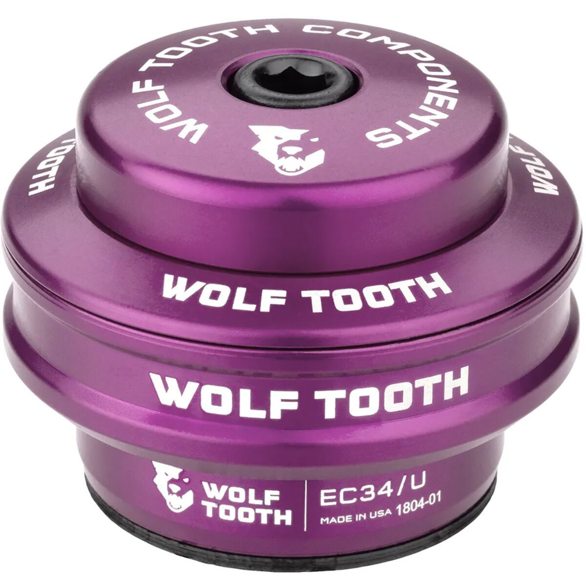 Image of Wolf Tooth Components EC34/28.6 Premium Upper Headset Purple, EC34/28.6, 16mm Stack