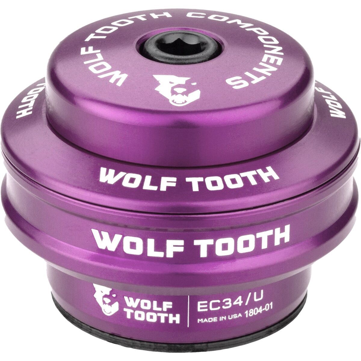 Image of Wolf Tooth Components EC34/28.6 Premium Upper Headset Ultraviolet Purple, EC34/28.6, 16mm Stack