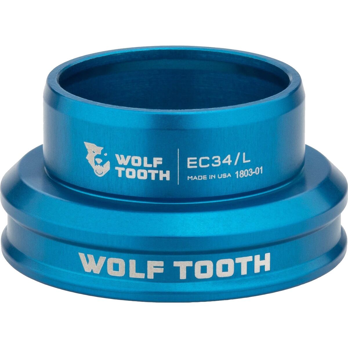 Image of Wolf Tooth Components EC34/30 Premium Lower Headset Blue, EC34/30