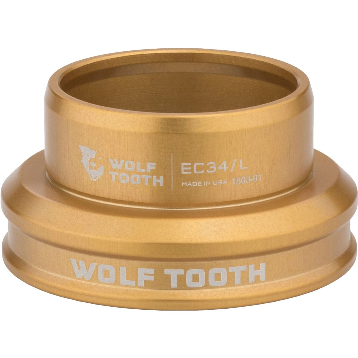Image of Wolf Tooth Components EC34/30 Premium Lower Headset Gold, EC34/30