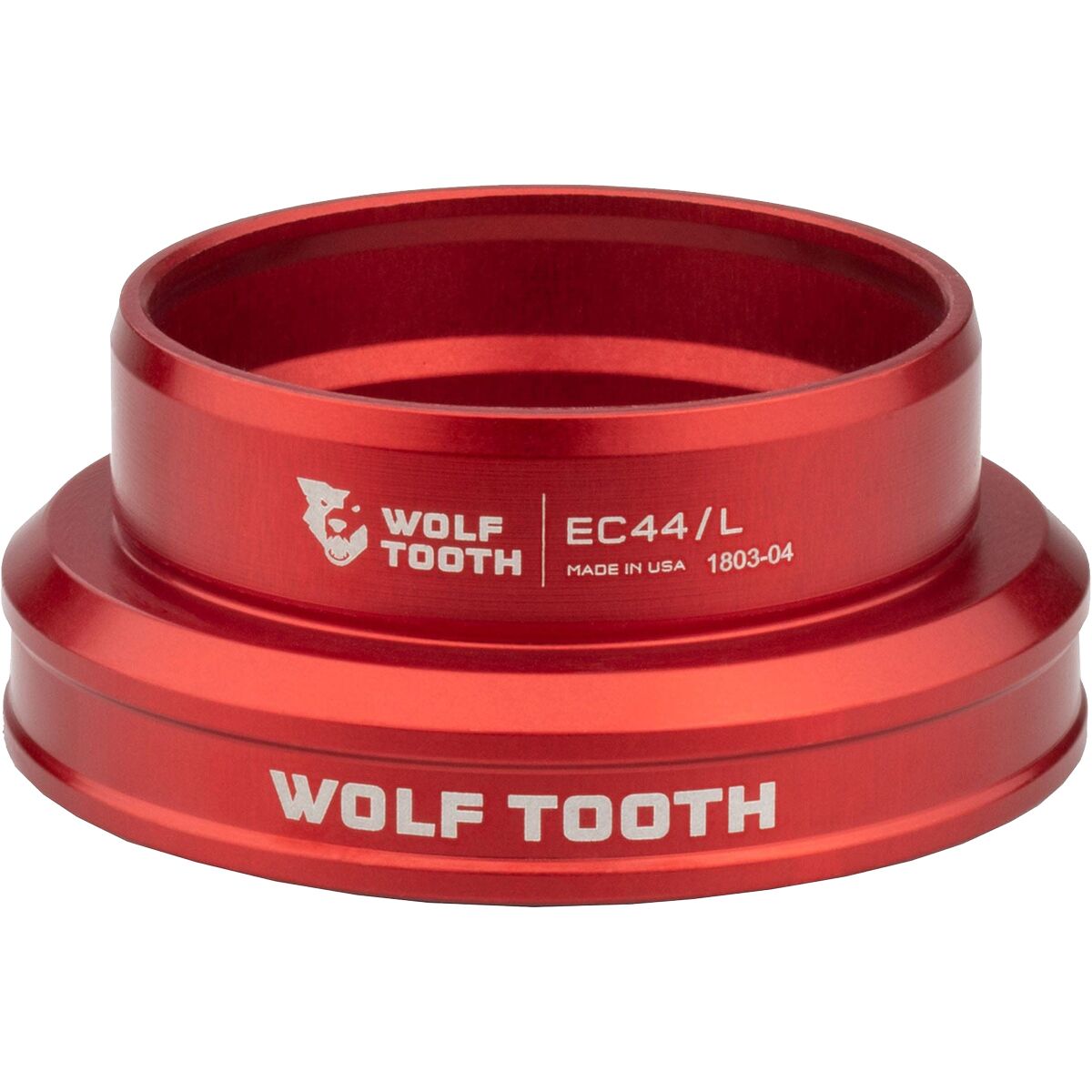 Image of Wolf Tooth Components EC34/30 Premium Lower Headset Red, EC34/30