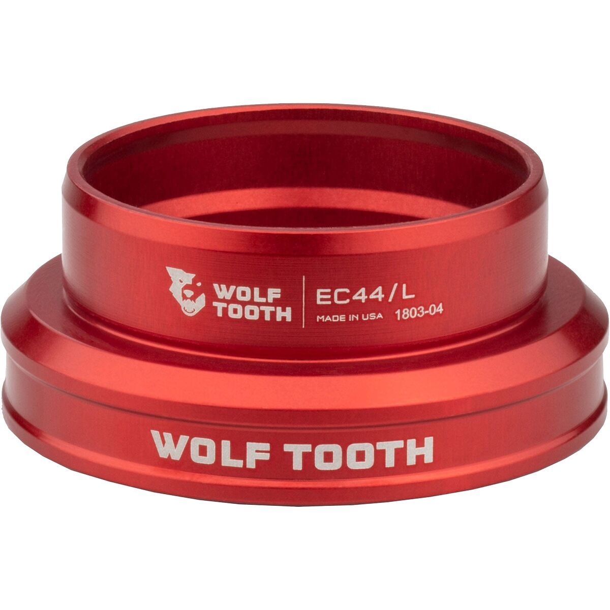 Image of Wolf Tooth Components EC34/30 Premium Lower Headset Red, EC34/30