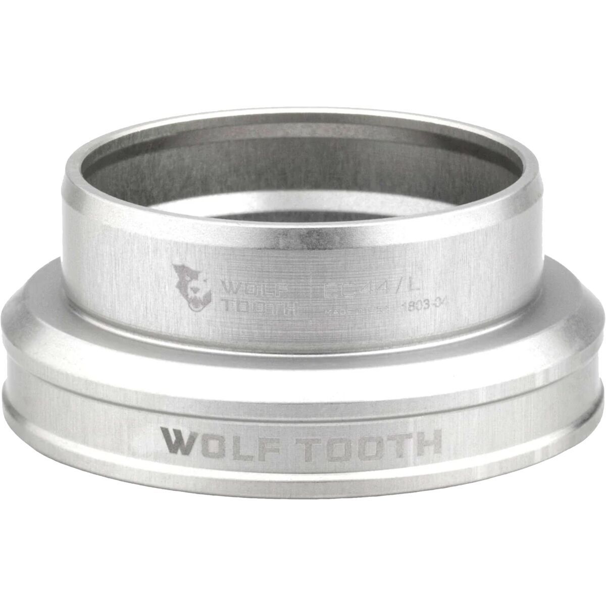 Image of Wolf Tooth Components EC44/40 Premium Lower Headset Raw Silver, EC44/40