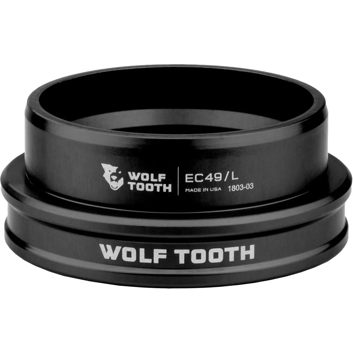 Image of Wolf Tooth Components EC49/40 Premium Lower Headset Black, EC49/40