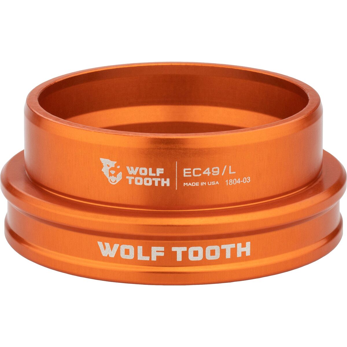 Image of Wolf Tooth Components EC49/40 Premium Lower Headset Orange, EC49/40