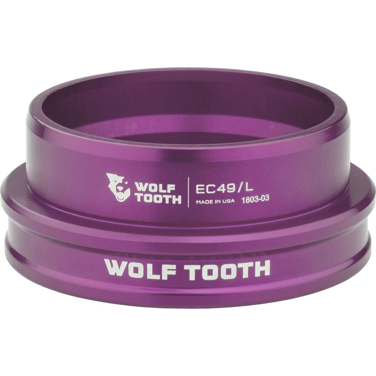 Image of Wolf Tooth Components EC49/40 Premium Lower Headset Purple, EC49/40