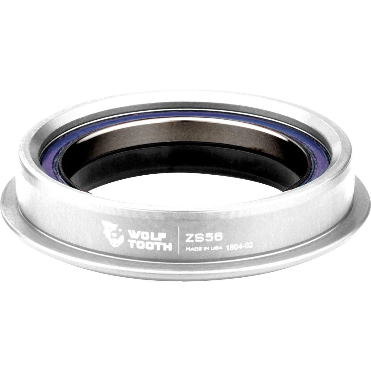 Image of Wolf Tooth Components ZS56/40 Performance Lower Headset Raw Silver, ZS56/40