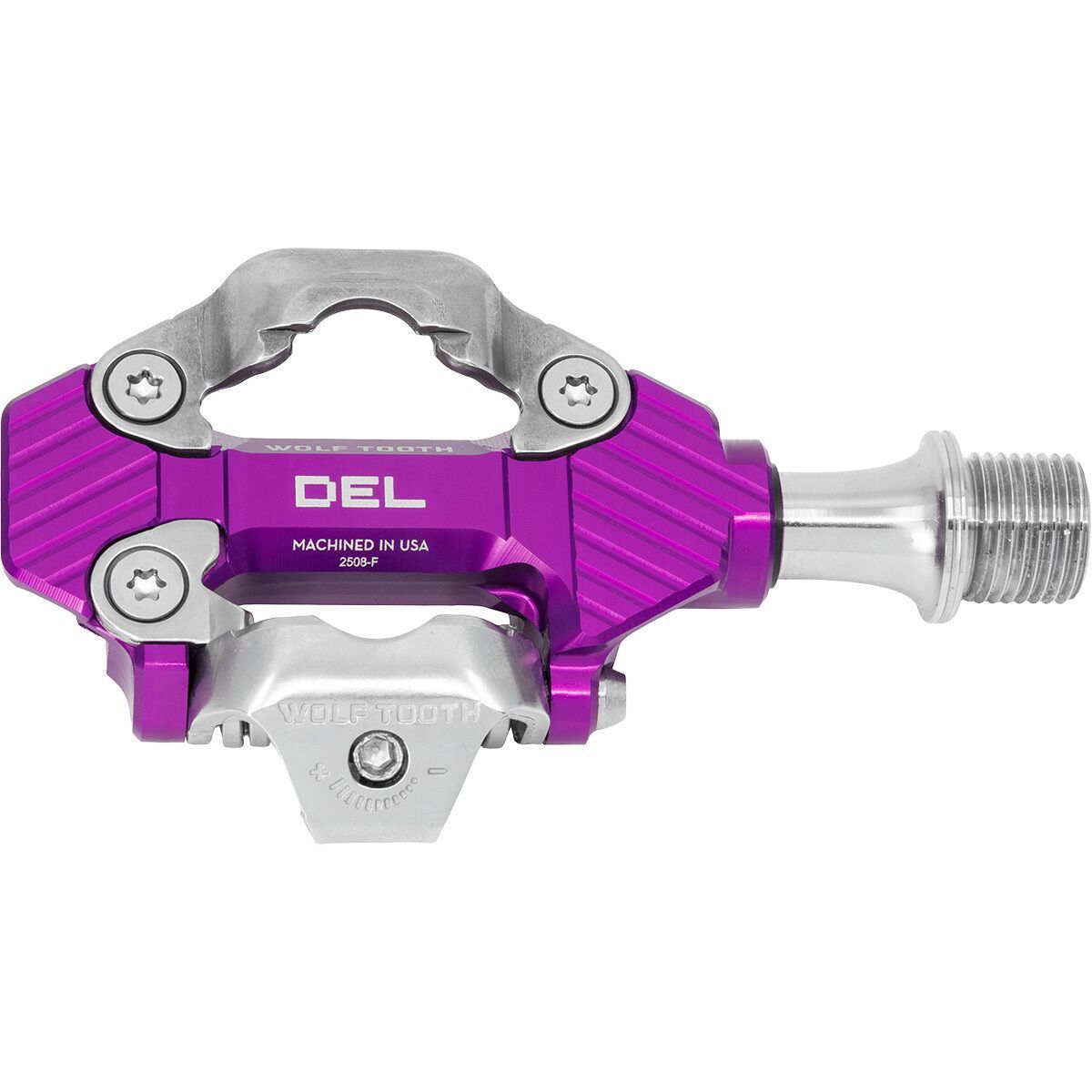 Image of Wolf Tooth Components DEL Gravel Clipless Pedal Ultraviolet Purple, One Size