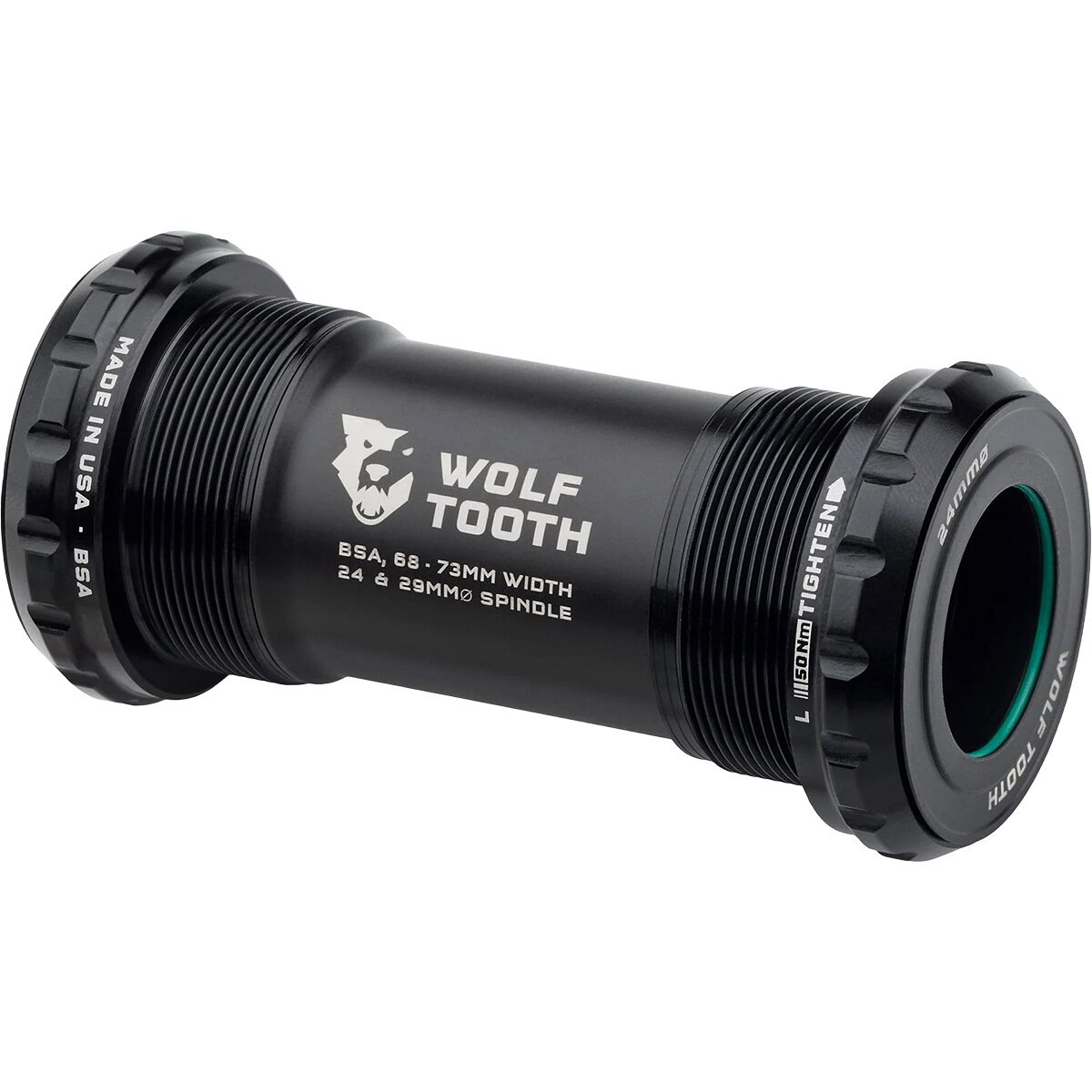 Image of Wolf Tooth Components BSA Bottom Bracket Black, 30mm