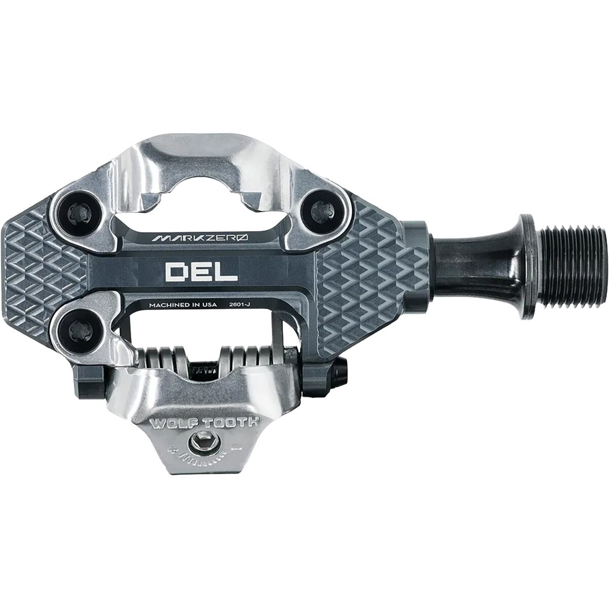 Image of Wolf Tooth Components MK0 DEL Gravel Race Clipless Pedal Shadow Gray, One Size