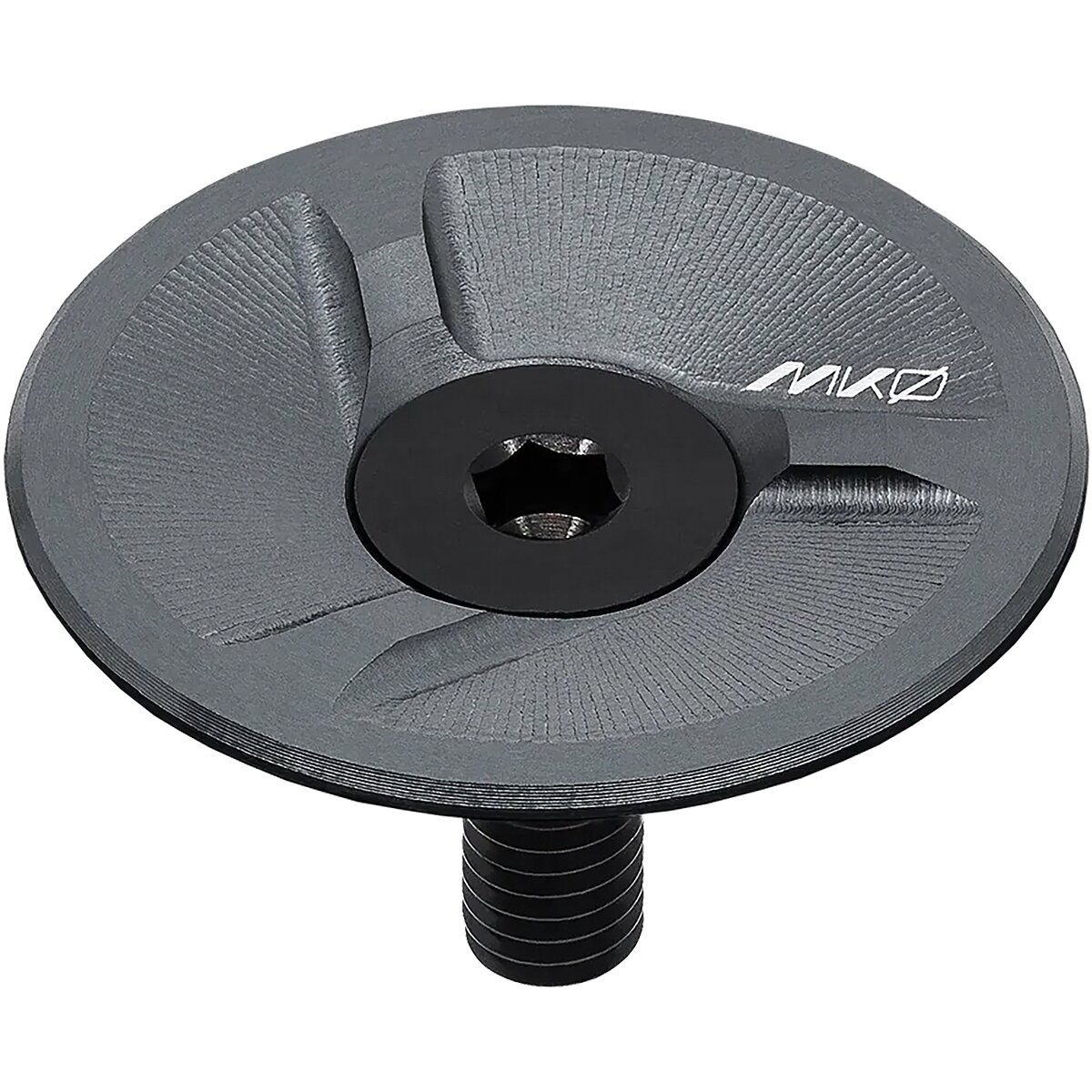 Wolf Tooth Components Wolf Tooth Components MK0 Low Profile Stem Cap Shadow Gray, One Size