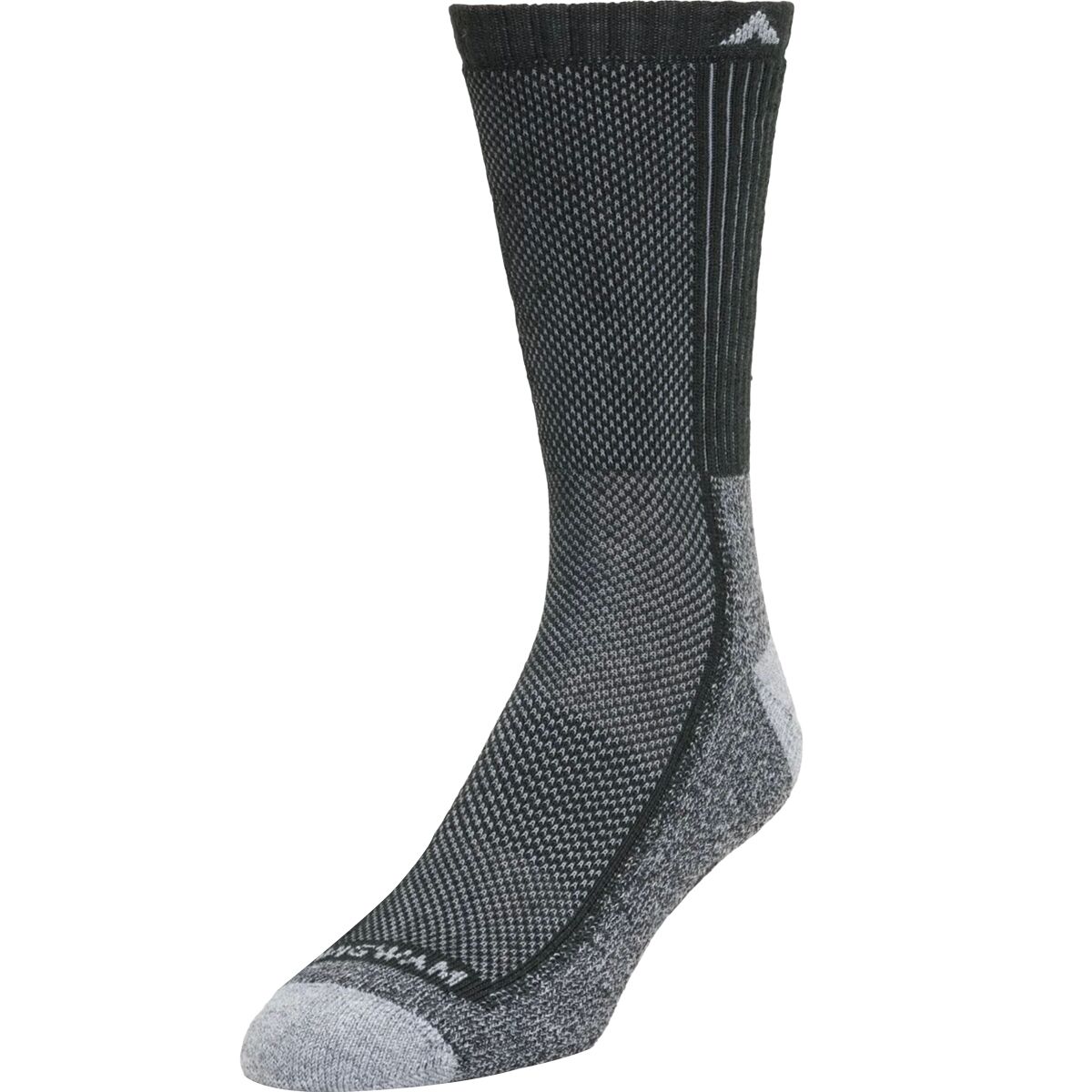 Image of Wigwam Cool-Lite Hiker Pro Crew Sock Black/Grey, L