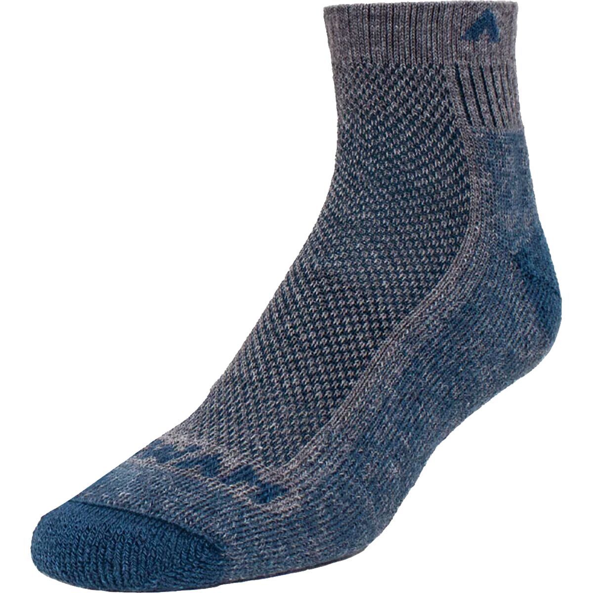 Image of Wigwam Cool-Lite Hiker Pro Quarter Sock Majolica Blue, M