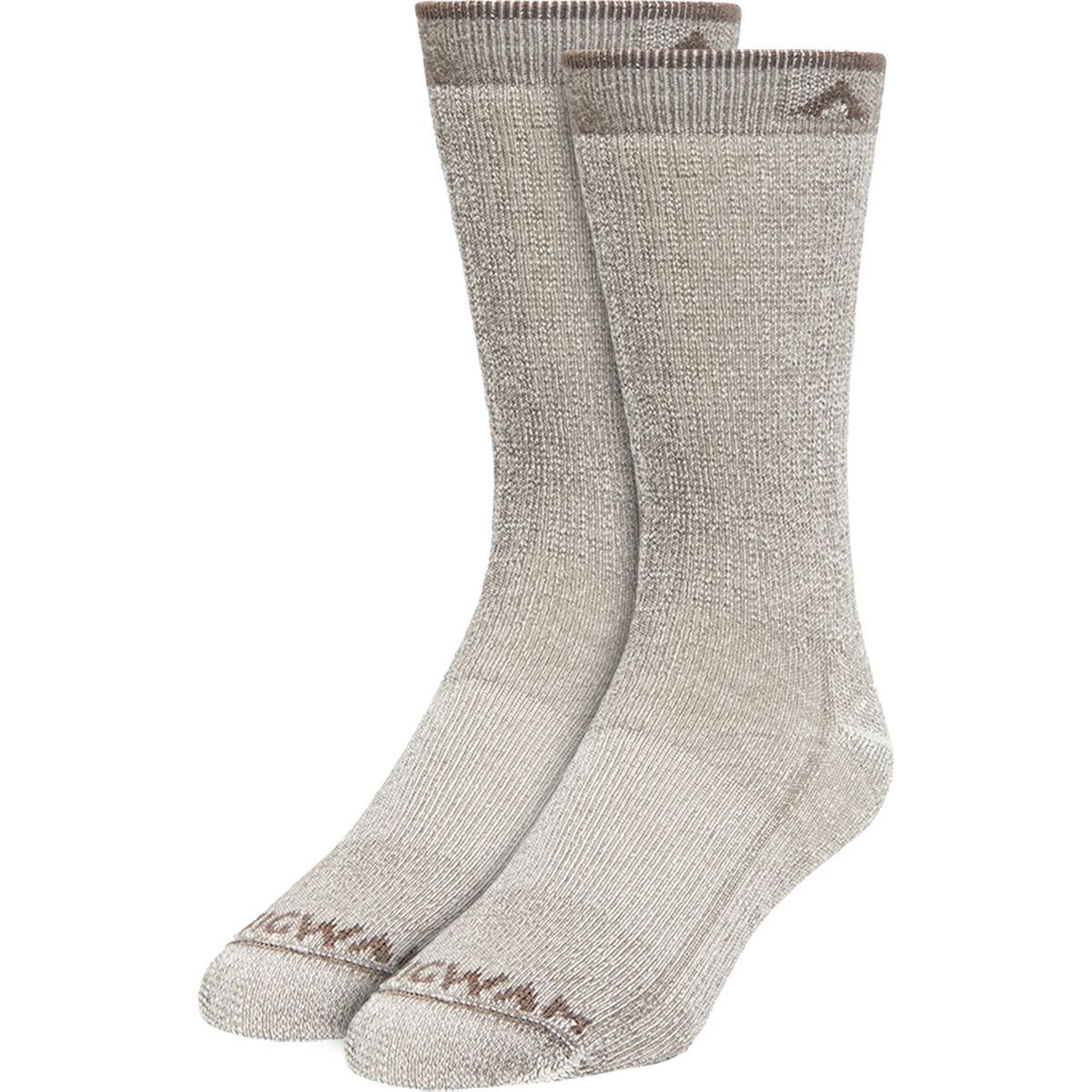 Wigwam Mer Comfort Hiker Sock - 2-Pack Taupe, L