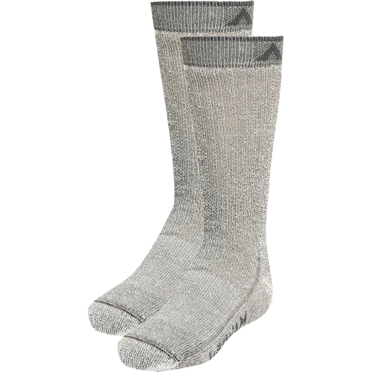 Image of Wigwam Merino Comfort Hiker Sock - 2-Pack - Kids' Charcoal II, XL