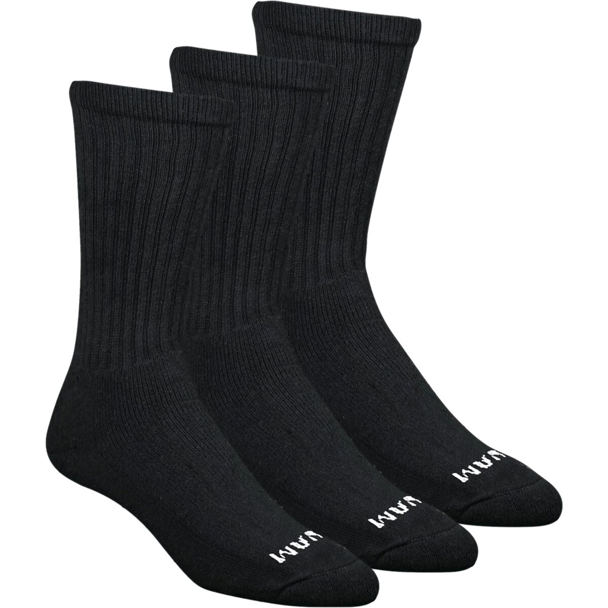 Image of Wigwam S60 Crew Sock - 3-Pack Black, L
