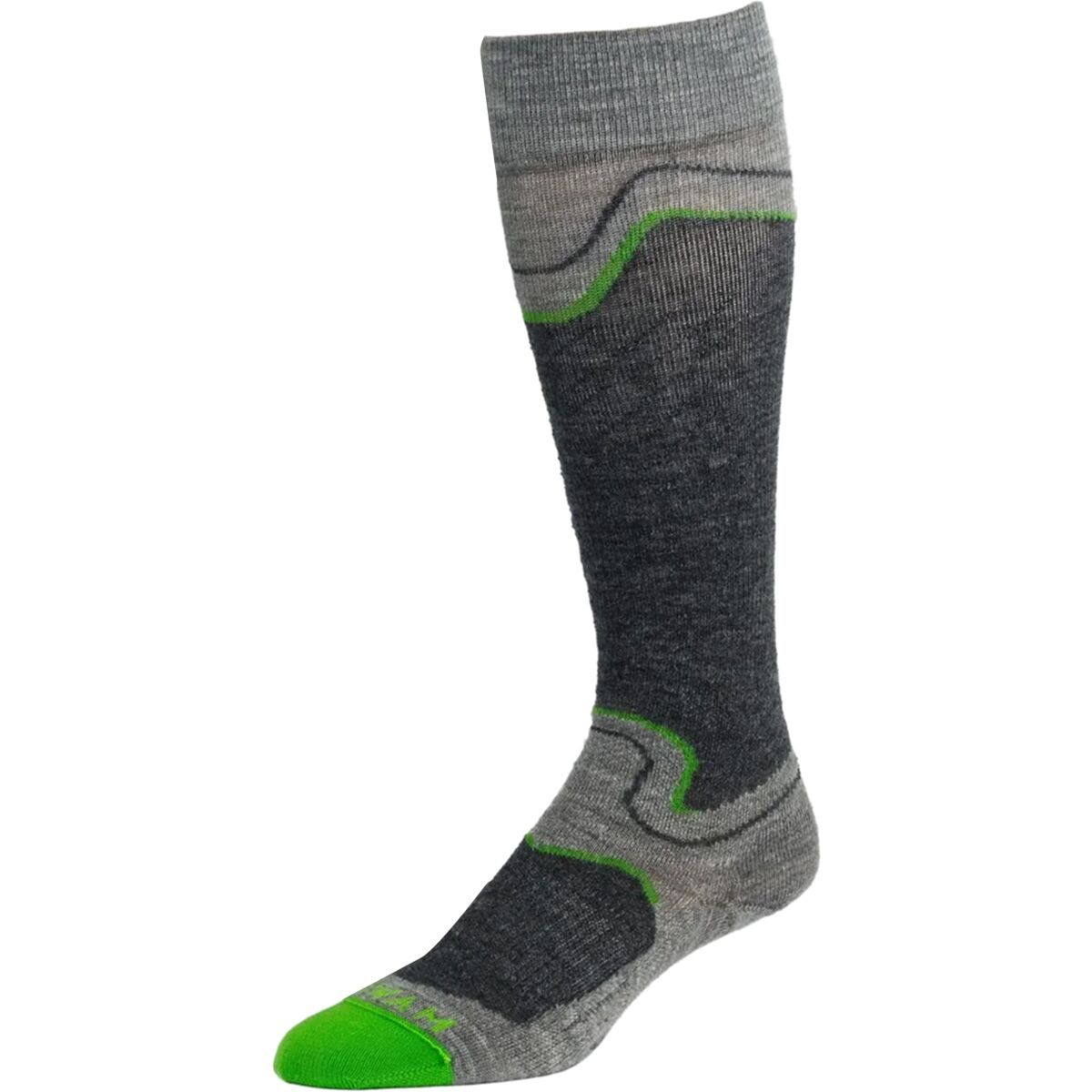 Image of Wigwam Snow Junkie Ultra Lightweight OTC Sock Charcoal, L