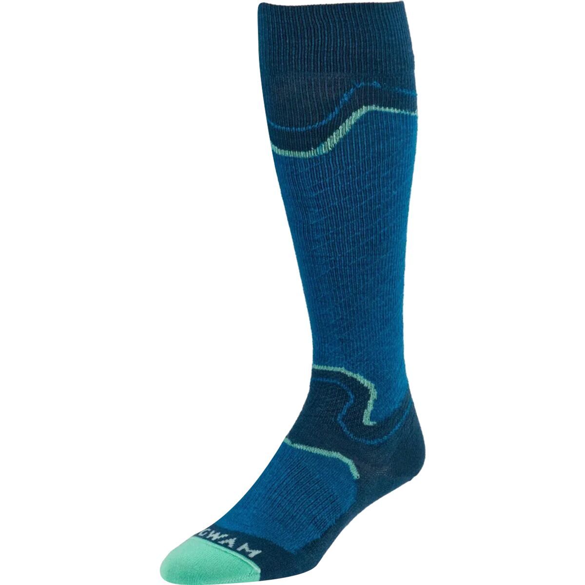 Image of Wigwam Snow Junkie Ultra Lightweight OTC Sock Seaport, M