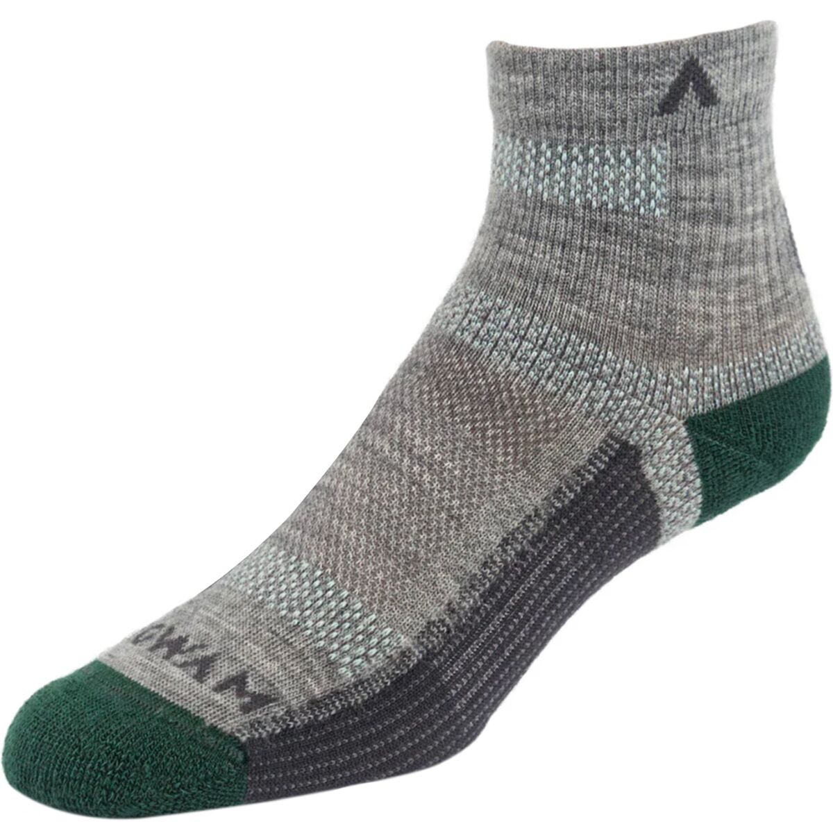 Image of Wigwam Merino Ultra Cool-Lite Quarter Sock Grey, M