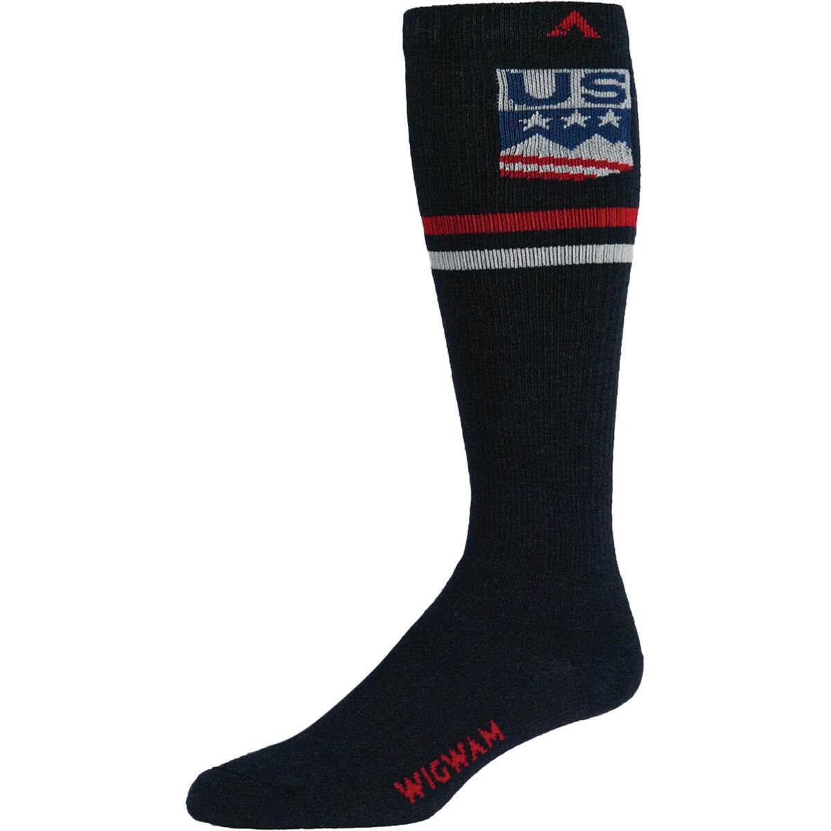 Image of Wigwam USA Snow Lightweight OTC Sock Navy II, M