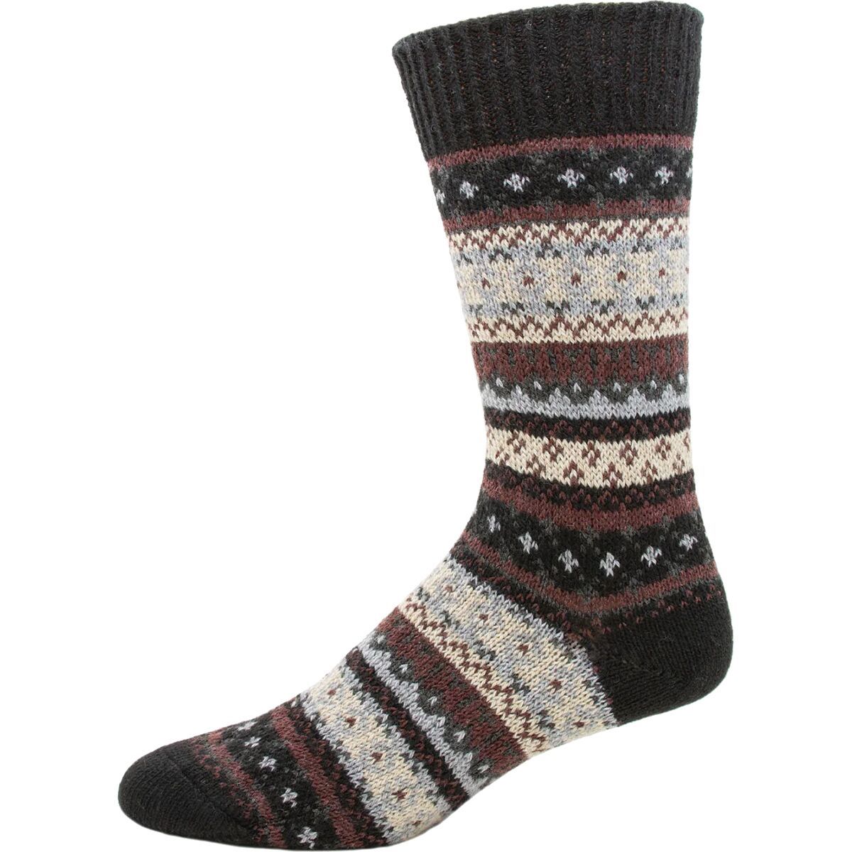 Image of Wigwam Fairisle Sock Black, M