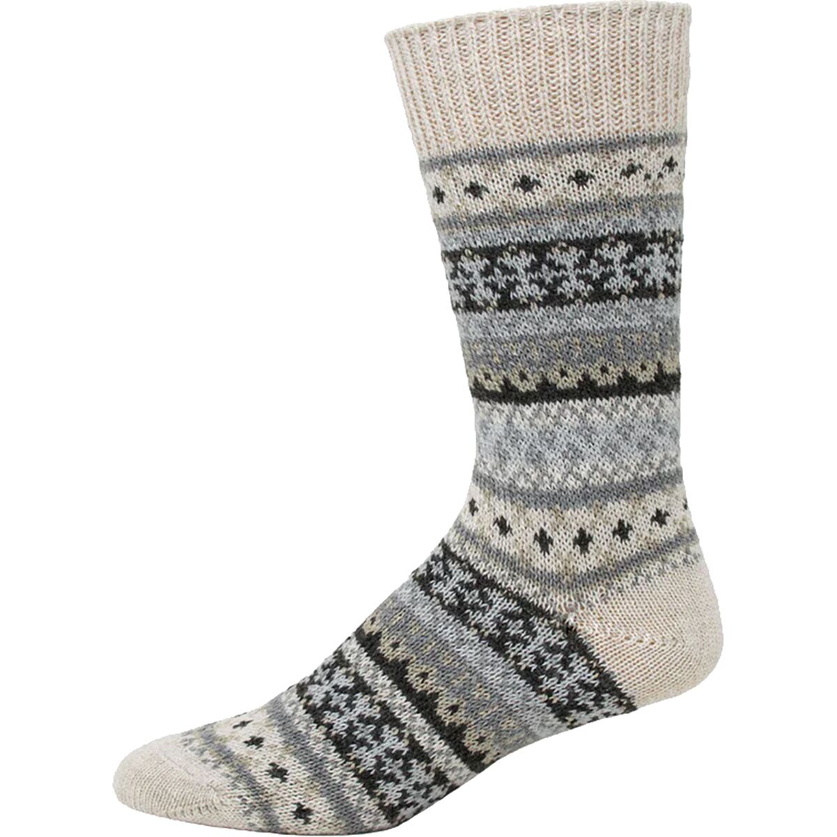 Image of Wigwam Fairisle Sock Natural, M