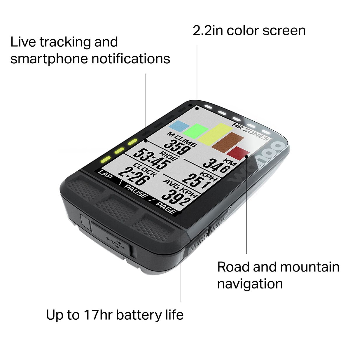 Wahoo elemnt 2025 color screen